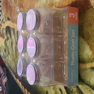 Craftgear plastic craft jars